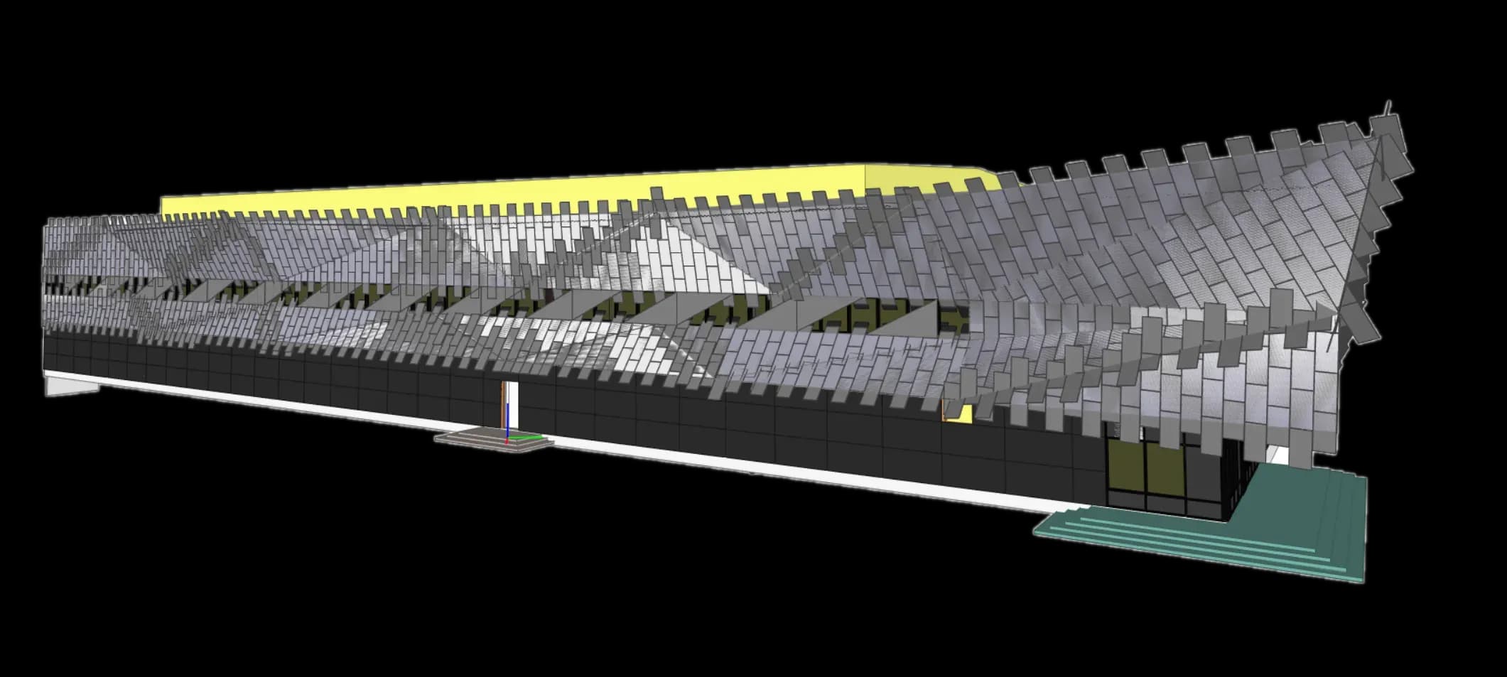 Renovierungskonzept des Einkaufszentrums